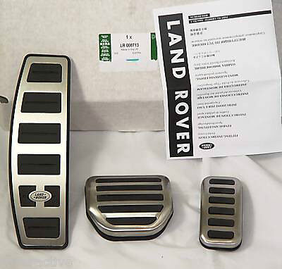 Land Rover OEM LR3 Range Rover Sport 2005-2009 Stainless Steel Pedals Brand New