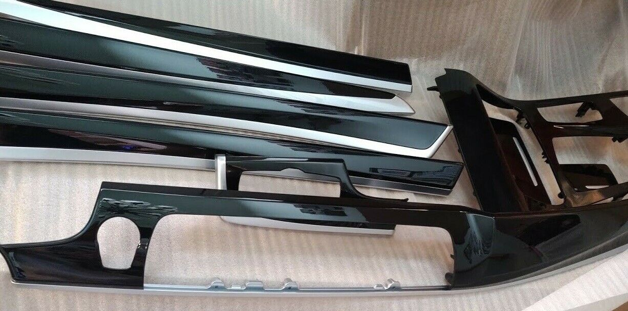 BMW OEM F10 F11 F18 2011-2017* 5 Series Gloss Black Interior Trim Kit 9 Pieces