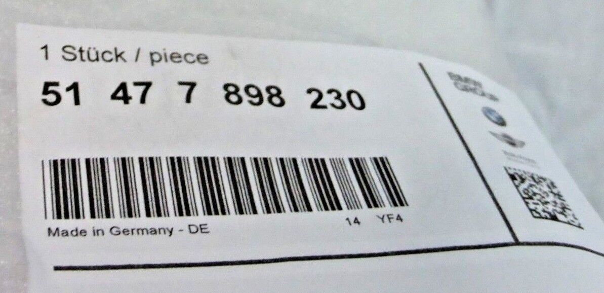 BMW OEM Genuine E63 E64 2004-2011 6 Series M6 Door Sills Tread Plates NEW