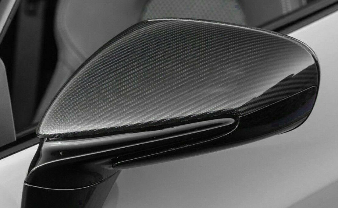 Porsche OEM 911 992 2020+ Carbon Fiber Side Mirror Cover Pair Upgrade Brand New