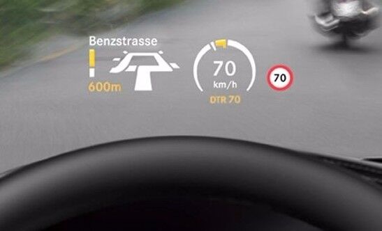 Mercedes-Benz OEM HUD Heads-Up Display Retrofit Kit C292 W166 GLE