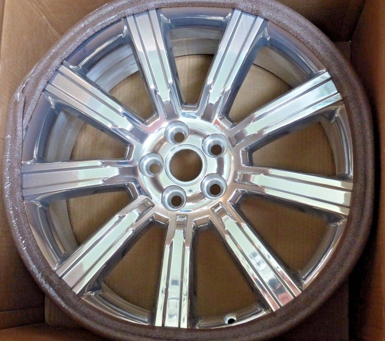 Range Rover Evoque OEM 20" Style 6 Wheels Polished 9 Spoke Silver Alloy Set Of 4