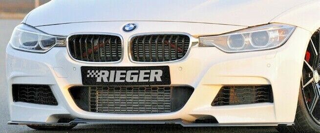 Rieger OEM F30 F31 3 Series Carbon Fiber Front Lip Spoiler For M Sport Bumper