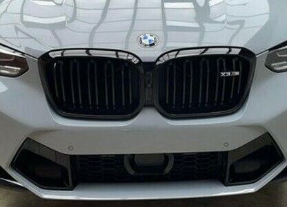 BMW OEM 2022+ G01 LCI F97 LCI X3 M Competition Front Gloss Black Grille New