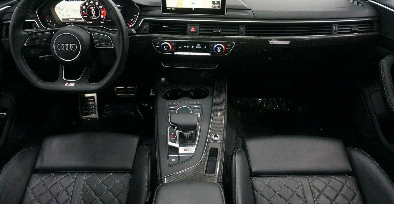 Audi OEM 8W A4 S4 Sedan & Allroad 2017+ Carbon Fiber Interior Trim Kit Brand New