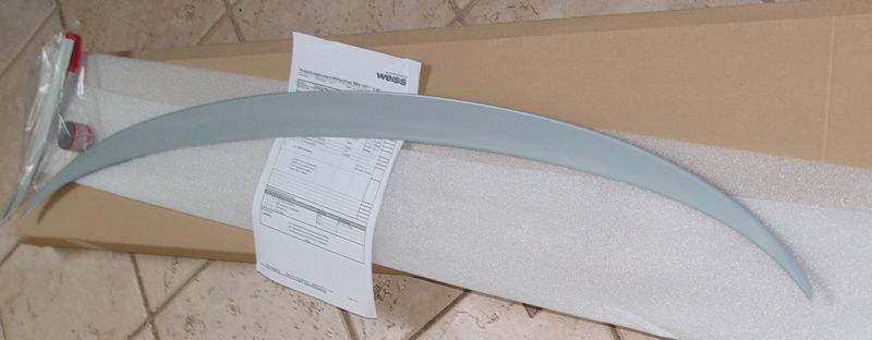 BMW F10 2011-16 5 Series Sedan OEM Genuine M Technik M5 Rear Lip Spoiler Primed