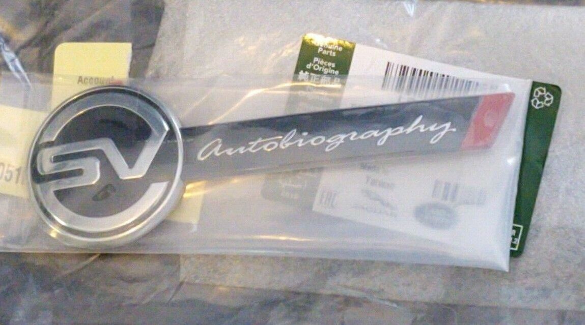 Land Rover OEM Range Rover Velar L560 SVAutobiography Tailgate Badge Brand New