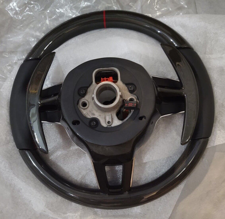 Porsche 991 911 2013-2019 PDK S Carbon Fiber Steering Wheel Stitching Custom New