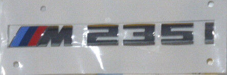 BMW Brand OEM Genuine European Model F22 ///M 235i 2 Series Emblem Badge New