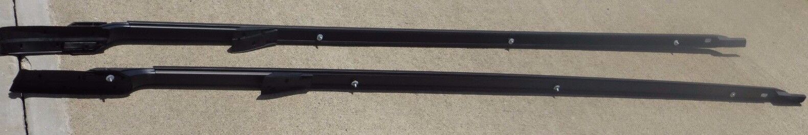 LR3 LR4 OEM Land Rover Black Extended Length Roof Rails Discovery 3 4 Brand New