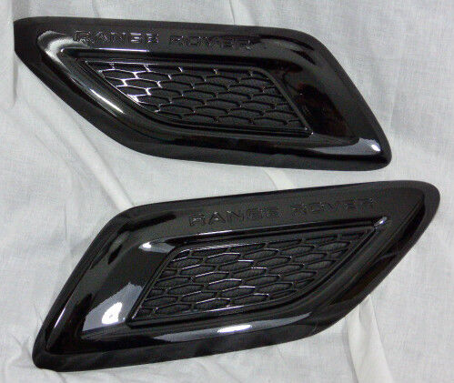 Land Rover OEM Range Rover Sport 2014+ Hood Vent Louvre Pair Glossy Black SVR