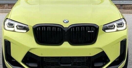 BMW OEM 2022+ G02 LCI F98 LCI X4 M Competition Front Gloss Black Grille New