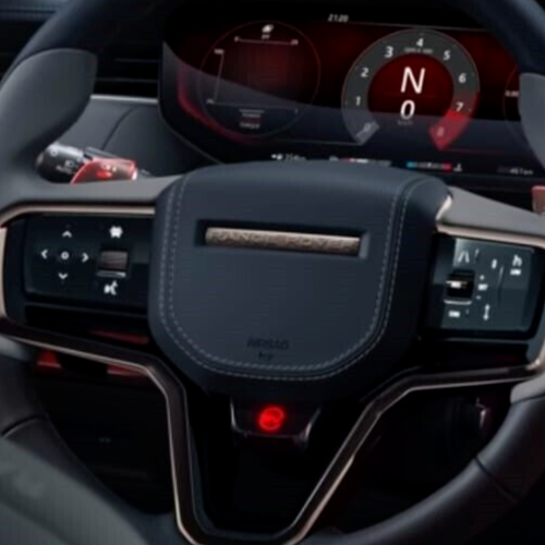 Range Rover Sport L461 OEM Illuminated SV Emblem Heated Steering Wheel Brand New