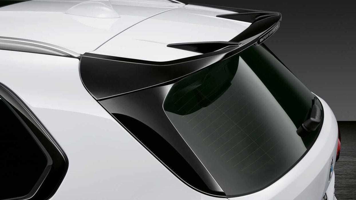 BMW OEM G05 F95 X5 2019+ M Performance Black Rear Roof Wing Flow-Through Spoiler