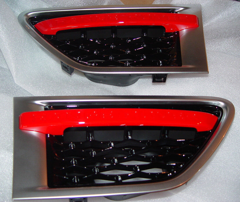 Land Rover Range Rover Sport OEM Red Side Vent Pair 2013 Style Fits 2010-2013