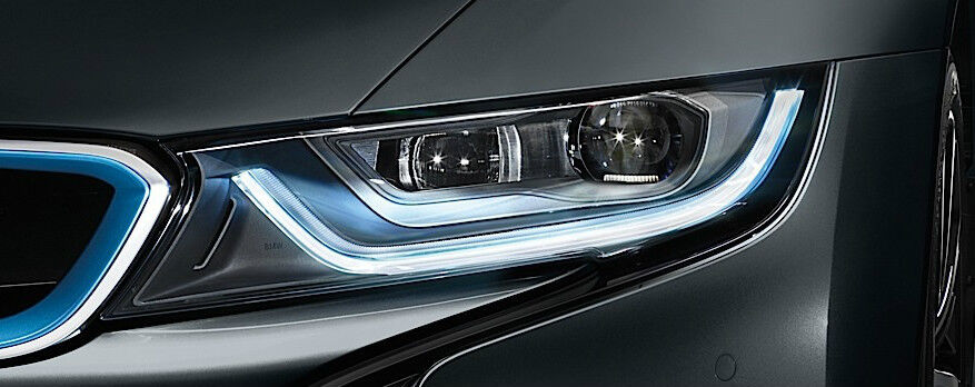 BMW I12 i8 2014+ Laser Headlight Retrofit OEM Headlamp Pair & Modules Euro Spec