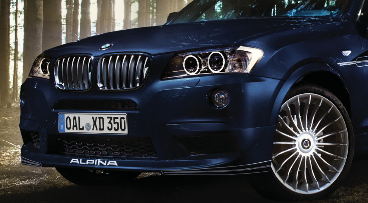 Alpina OEM Front Bumper Spoiler Lip For BMW F25 X3 2011-2014 With M Bumper New