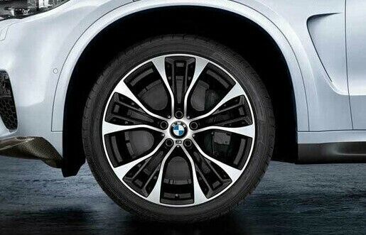 BMW E70 F15 X5 E71 X6 M Double Spoke Style 599 21" Gloss Turned Performance Rims