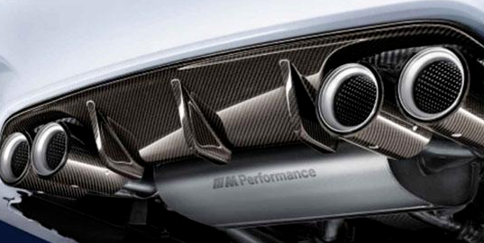 BMW OEM F80 F82 F83 M3 M4 M Performance Carbon Fiber Rear Bumper Diffuser NEW