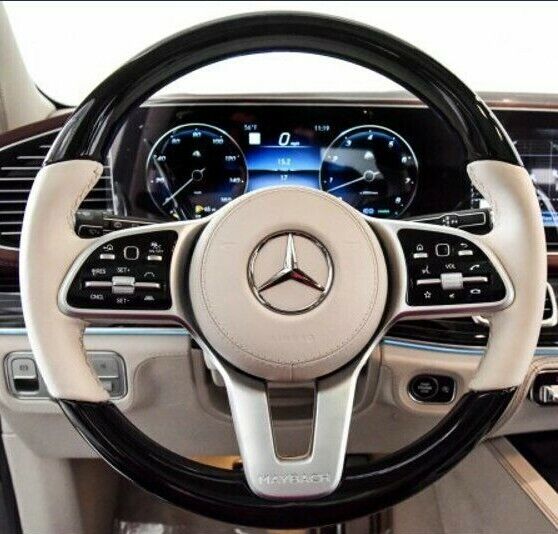 Mercedes-Benz OEM X290 X463 W167 C190 AMG Piano Black & Leather Steering Wheel