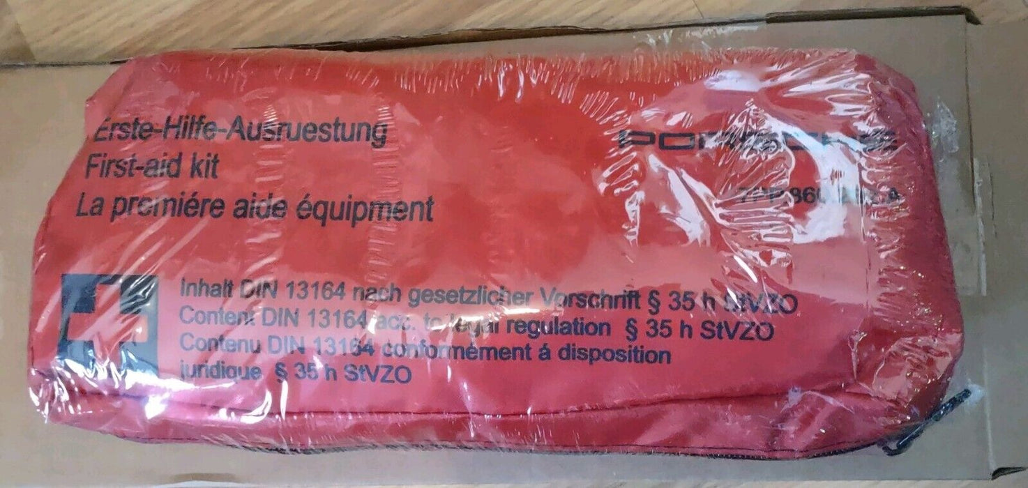 Porsche OEM European First Aid Kit Emergency Bag Brand New - Part # 95886028201