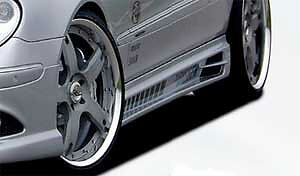 Mercedes-Benz Rieger OEM C209 W209 CLK Class New Style Side Skirts Brand New