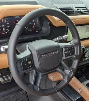 Land Rover OEM Defender L663 90 Or 110 Dark Grey Steering Wheel Cover Brand New