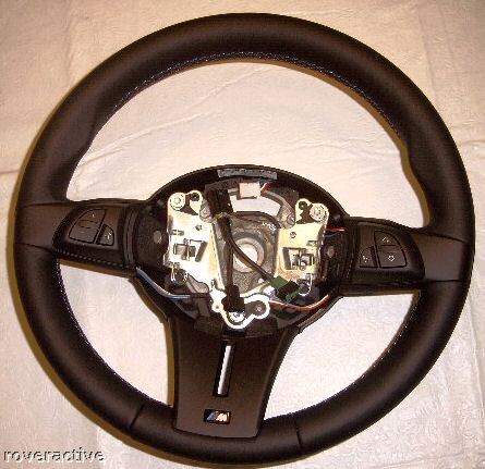 BMW OEM Napa Leather E85 E86 Z4 M Roadster Tri-Color Stitching Steering Wheel