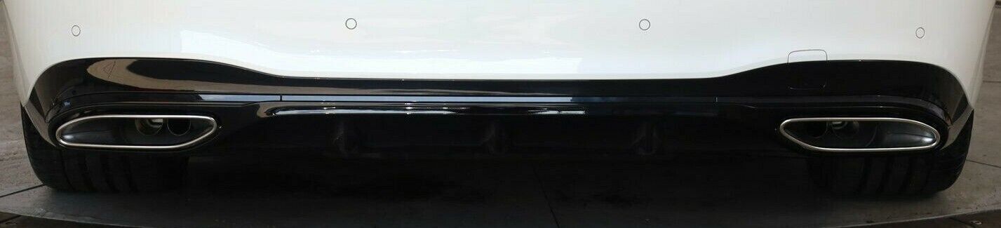 Mercedes-Benz OEM Gloss Black AMG Rear Bumper Trim W223 S Class Sedan 2021+ New