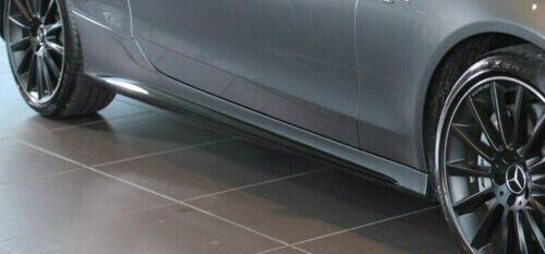 Mercedes-Benz OEM A205 C205 W205 C Class AMG Side Skirts With Black Inserts New