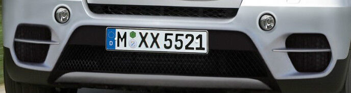BMW Brand OEM European Front License Plate Bracket For E70 LCI X5 2011-13 NEW