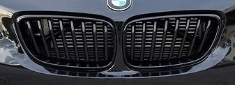BMW OEM M Performance Gloss Black M Sport Front Grille Pair F22 F23 2 Series NEW