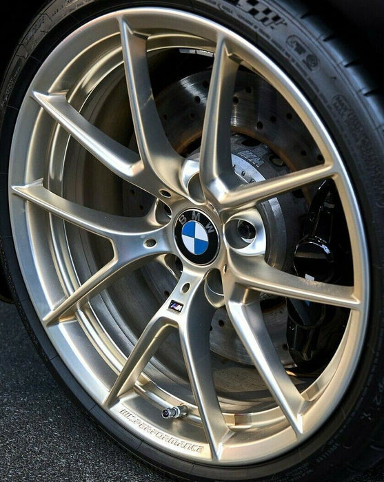 BMW OEM F80 F82 F83 F87 Style 763M 19" Front 20" Rear Y-Spoke Wheels Frozen Gold