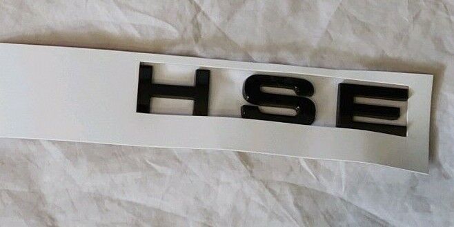 HSE Tailgate Name Plate Badge Gloss Black For LR3 LR4 Range Rover Sport L322 New
