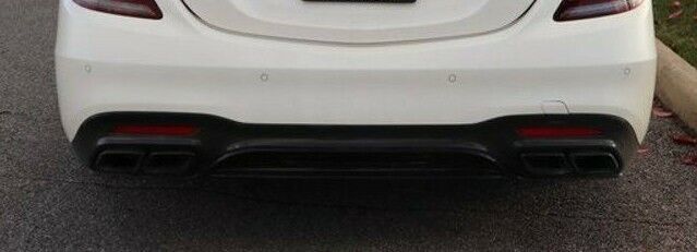 Mercedes-Benz OEM Carbon Fiber Rear Bumper Diffuser W222 S Class Sedan 2018-2020