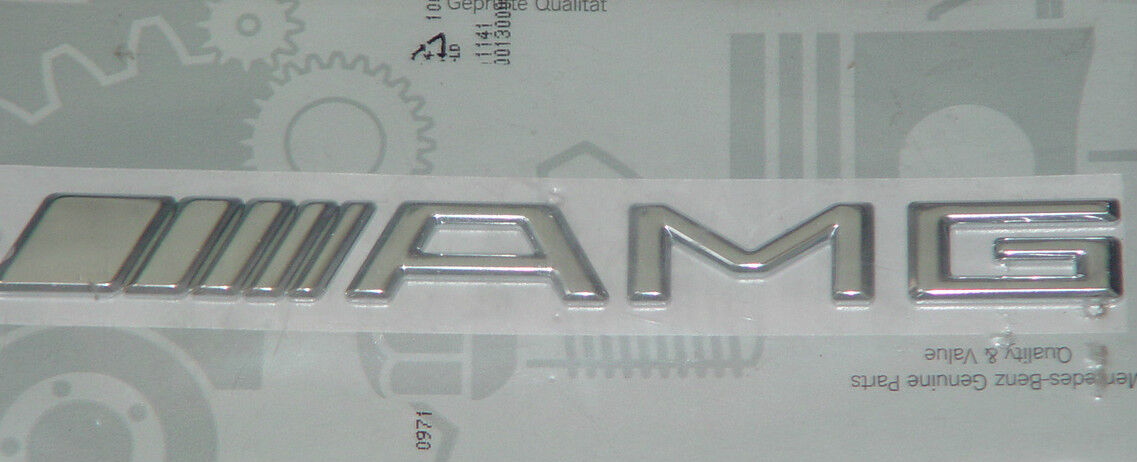 Mercedes-Benz OEM AMG Genuine Chrome Trunk Badge R171 W204 W219 W216 W163 W164