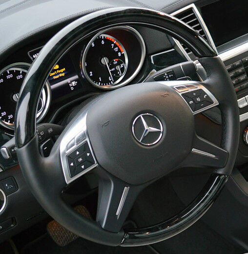 Mercedes-Benz OEM W166 G ML W463 Leather & Piano Black Designo Steering Wheel