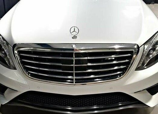 Mercedes-Benz OEM Carbon Fiber Front Bumper Spoiler W222 S Class Sedan 2014-2017