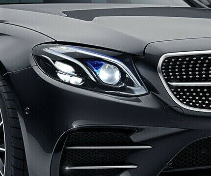 Mercedes-Benz OEM W213 E Class 2017+ EURO Spec Dynamic LED Blue Accent Headlamps