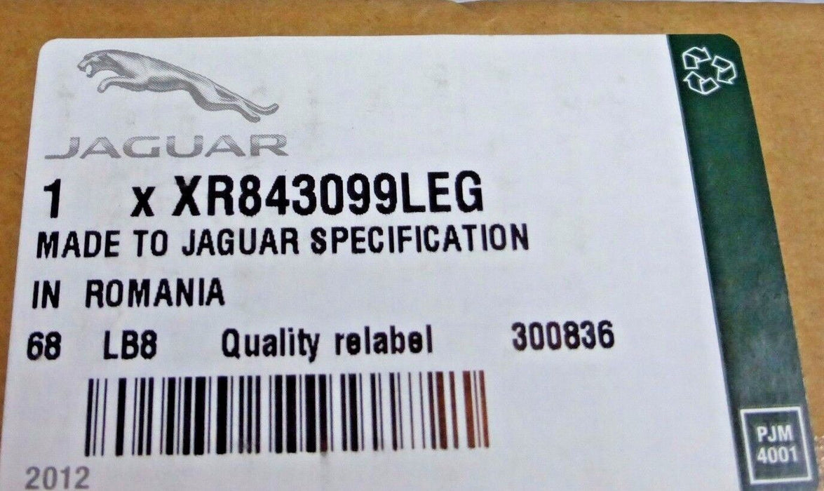 Jaguar Genuine OEM Wood & Black Leather Steering Wheel S-Type Brand New