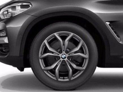 BMW G01 X3 G02 X4 M40i OEM 694 Style Y-Spoke 19" Wheels With Winter Tires New