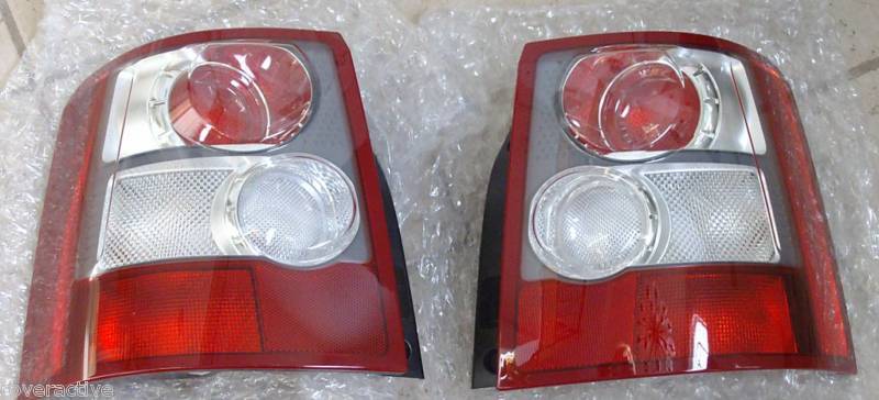 Range Rover Sport 2006-2009 CLEAR OEM Rear Taillights Genuine Land Rover L320