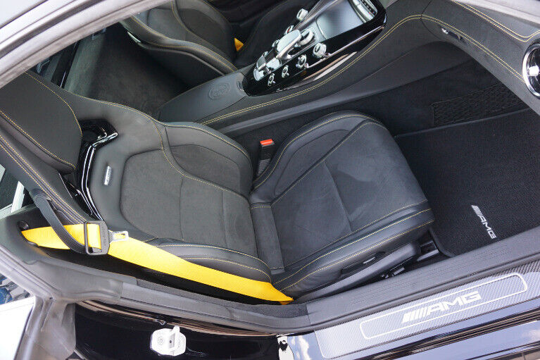 Mercedes-Benz OEM Carbon Fiber Door Sill Trim Plates C190 AMG GT Roadster New