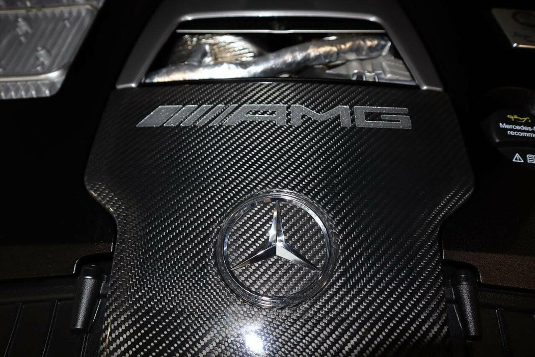 Mercedes-Benz OEM Carbon Fiber Engine Cover W222 C217 S63 AMG S63 AMG S Class New
