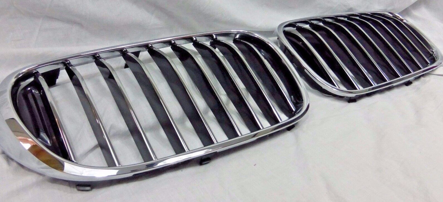 BMW OEM G11 G12 7 Series 2016+ M Aerodynamic S715A Chrome Front Grille Pair NEW