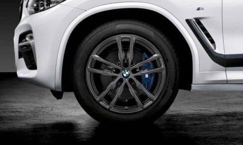 BMW G01 X3 G02 X4 M40i OEM 698M Style V-Spoke 19" Wheels With Winter Tires New
