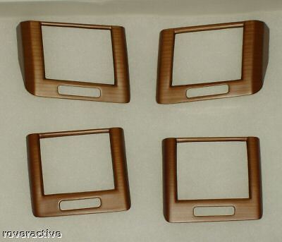 Land Rover OEM Range Rover Sport 2006-2007 Cherry Wood A/C Vent Applique Kit NEW