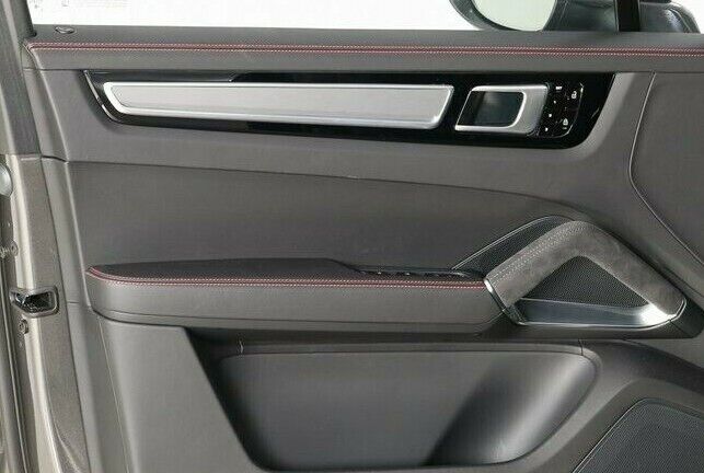 Porsche OEM 9Y0 Cayenne 2018+ Cross Brushed Aluminum Interior Trim Set Of 5 New
