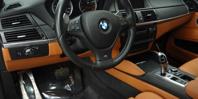 BMW Brand OEM Genuine E71 E72 X6 M 2008-2014 Carbon Leather Interior Trim New