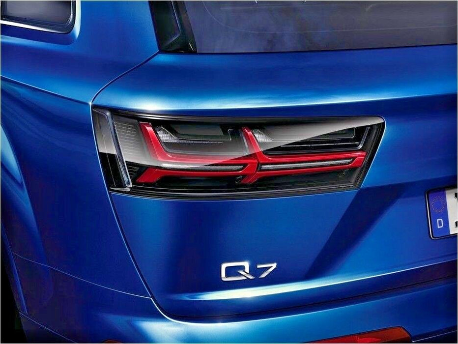 Audi OEM 4M Q7 2016-2019 Smoked Black-Line LED Left Taillight Assembly New
